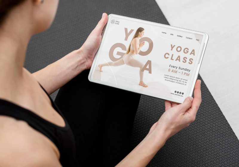Web Design Yoga Class